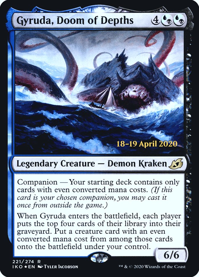 Gyruda, Doom of Depths  [Ikoria: Lair of Behemoths Prerelease Promos] | Mega City Incorporated