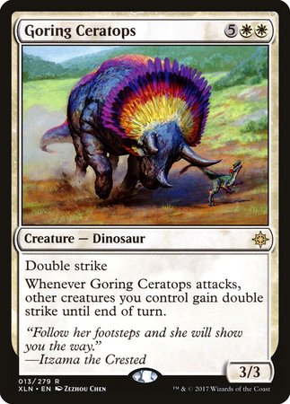 Goring Ceratops [Ixalan] | Mega City Incorporated