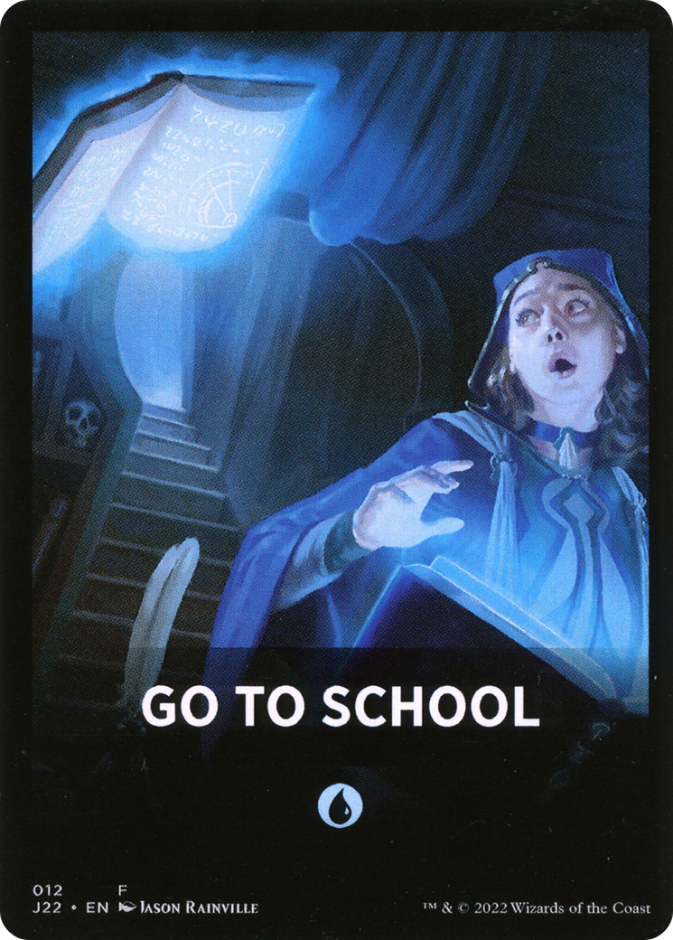 Go to School Theme Card [Jumpstart 2022 Front Cards] | Mega City Incorporated