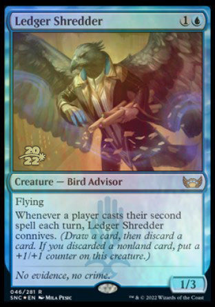 Ledger Shredder [Streets of New Capenna Prerelease Promos] | Mega City Incorporated