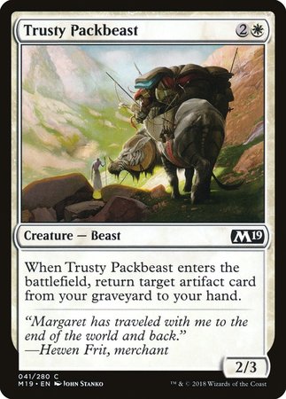 Trusty Packbeast [Core Set 2019] | Mega City Incorporated