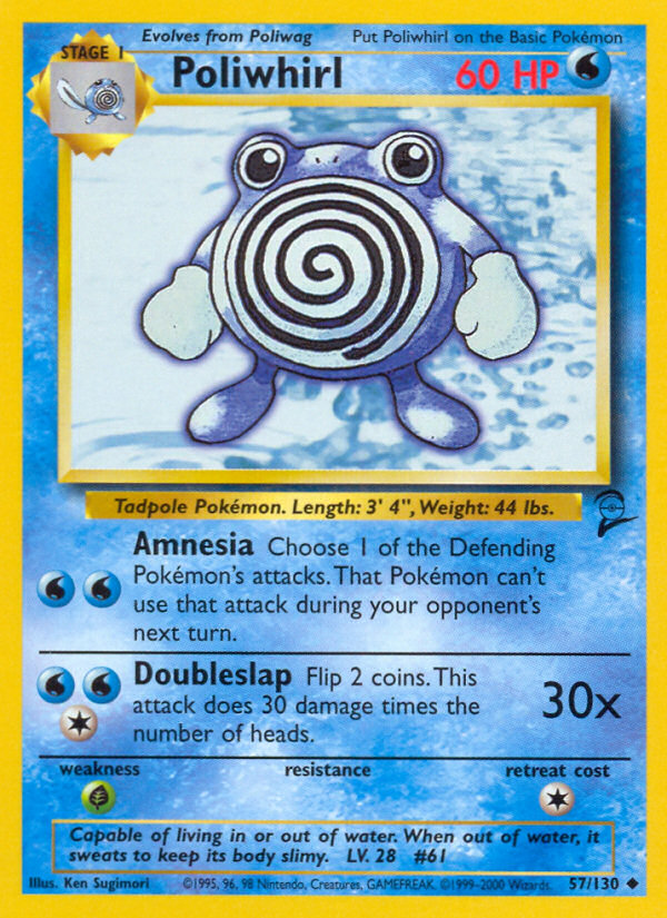 Poliwhirl (57/130) [Base Set 2] | Mega City Incorporated