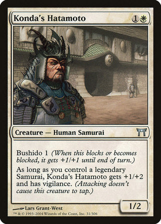 Konda's Hatamoto [Champions of Kamigawa] | Mega City Incorporated