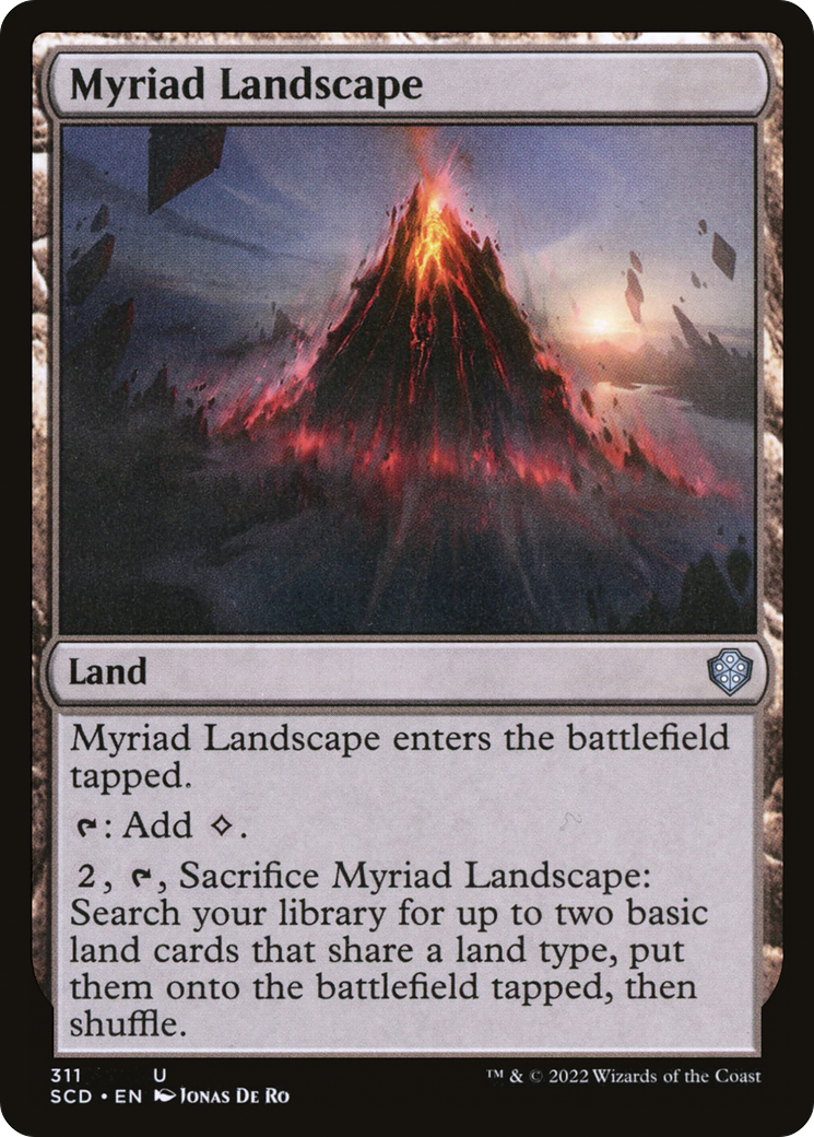 Myriad Landscape [Starter Commander Decks] | Mega City Incorporated