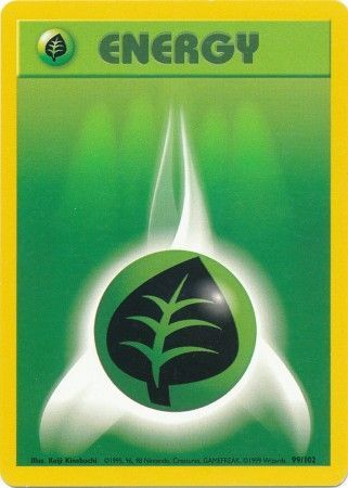 Grass Energy (99/102) [Base Set Unlimited] | Mega City Incorporated