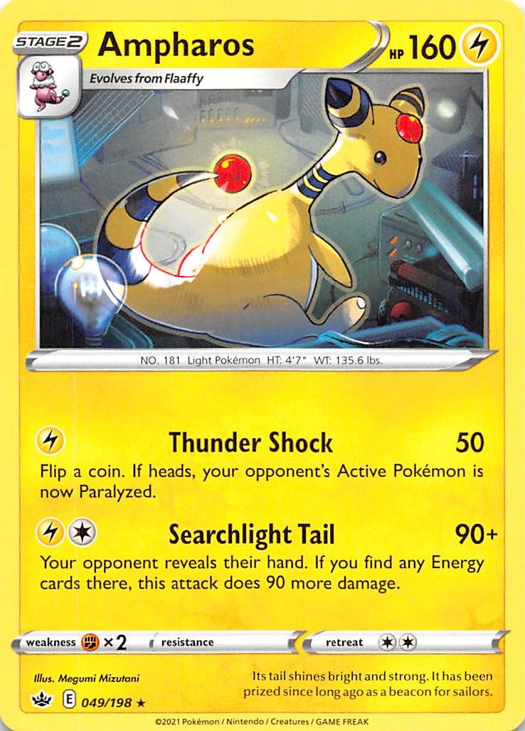 Ampharos (049/198) [Sword & Shield: Chilling Reign] | Mega City Incorporated