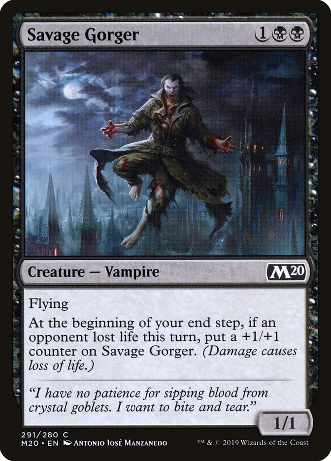 Savage Gorger [Core Set 2020] | Mega City Incorporated