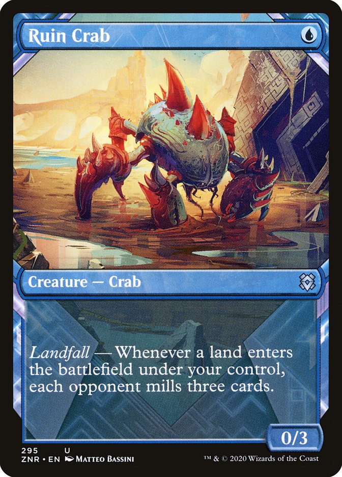 Ruin Crab (Showcase) [Zendikar Rising] | Mega City Incorporated