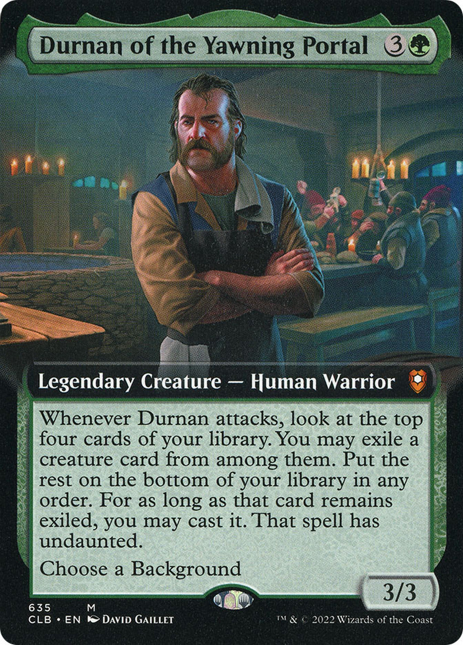 Durnan of the Yawning Portal (Extended Art) [Commander Legends: Battle for Baldur's Gate] | Mega City Incorporated