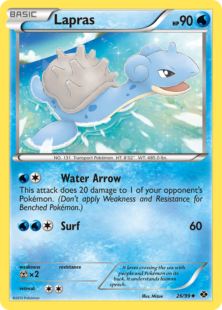 Lapras (26/99) [Black & White: Next Destinies] | Mega City Incorporated