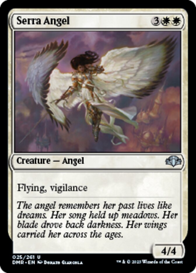 Serra Angel [Dominaria Remastered] | Mega City Incorporated