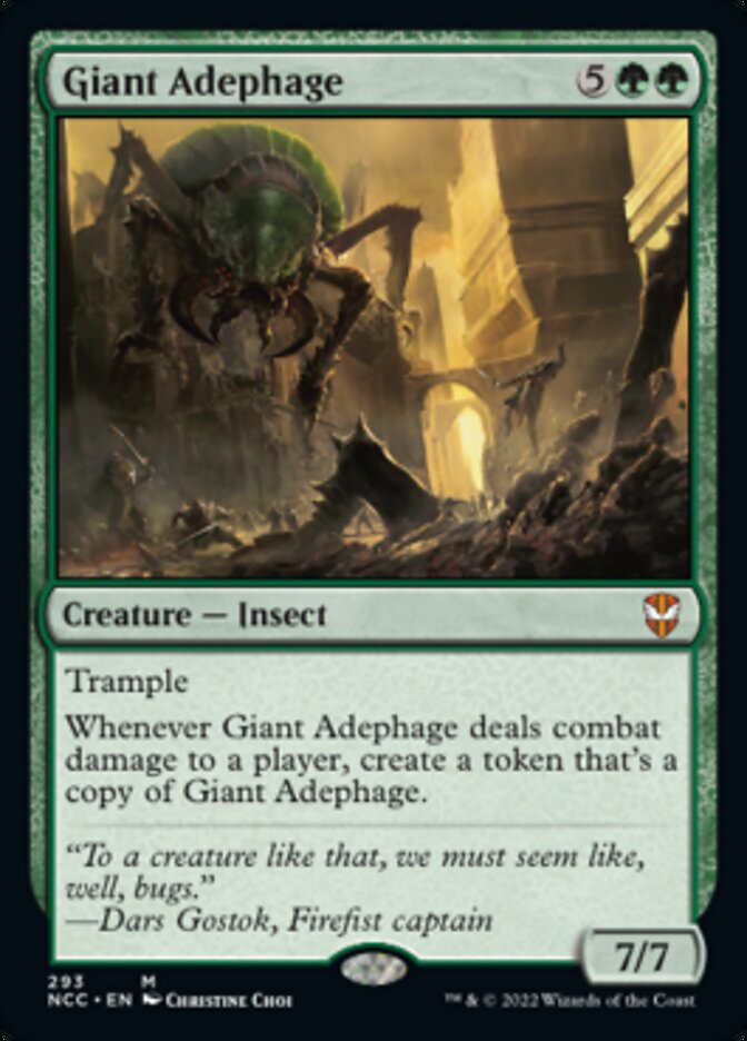 Giant Adephage [Streets of New Capenna Commander] | Mega City Incorporated