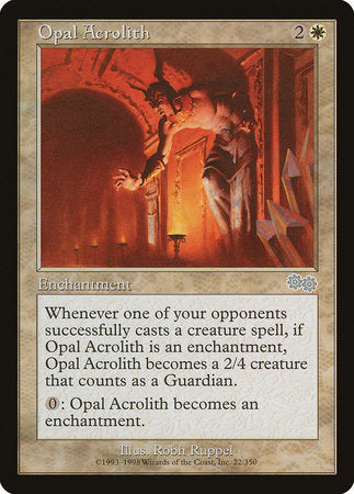 Opal Acrolith [Urza's Saga] | Mega City Incorporated