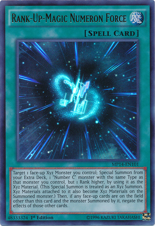 Rank-Up-Magic Numeron Force [MP14-EN101] Ultra Rare | Mega City Incorporated