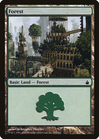 Forest (304) [Ravnica: City of Guilds] | Mega City Incorporated