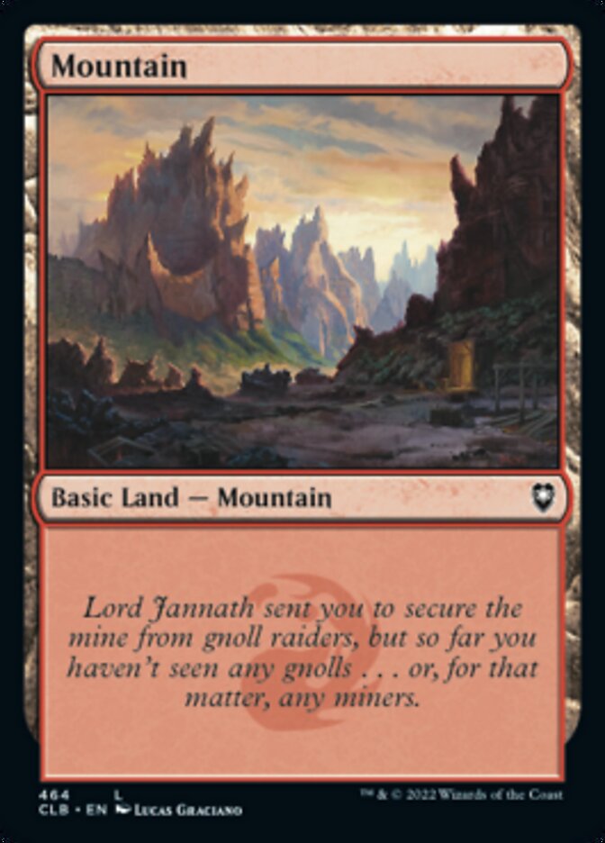 Mountain (464) [Commander Legends: Battle for Baldur's Gate] | Mega City Incorporated