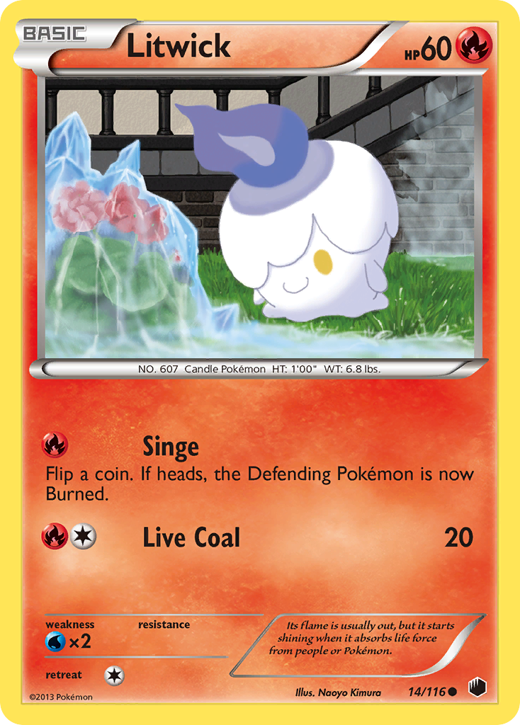 Litwick (14/116) [Black & White: Plasma Freeze] | Mega City Incorporated