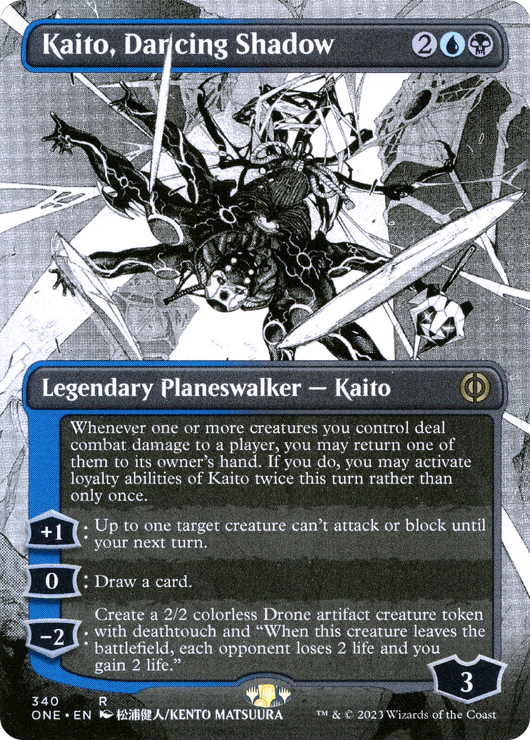 Kaito, Dancing Shadow (Borderless Manga) [Phyrexia: All Will Be One] | Mega City Incorporated