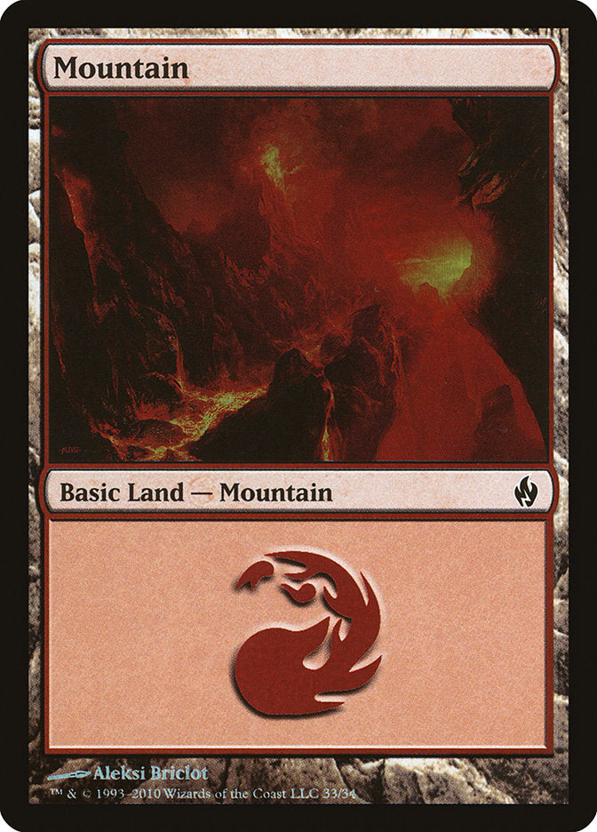 Mountain (33) [Premium Deck Series: Fire and Lightning] | Mega City Incorporated