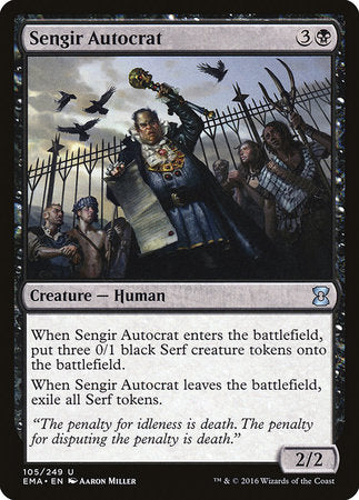Sengir Autocrat [Eternal Masters] | Mega City Incorporated