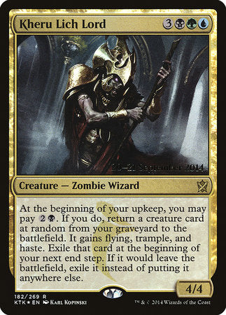 Kheru Lich Lord [Khans of Tarkir Promos] | Mega City Incorporated