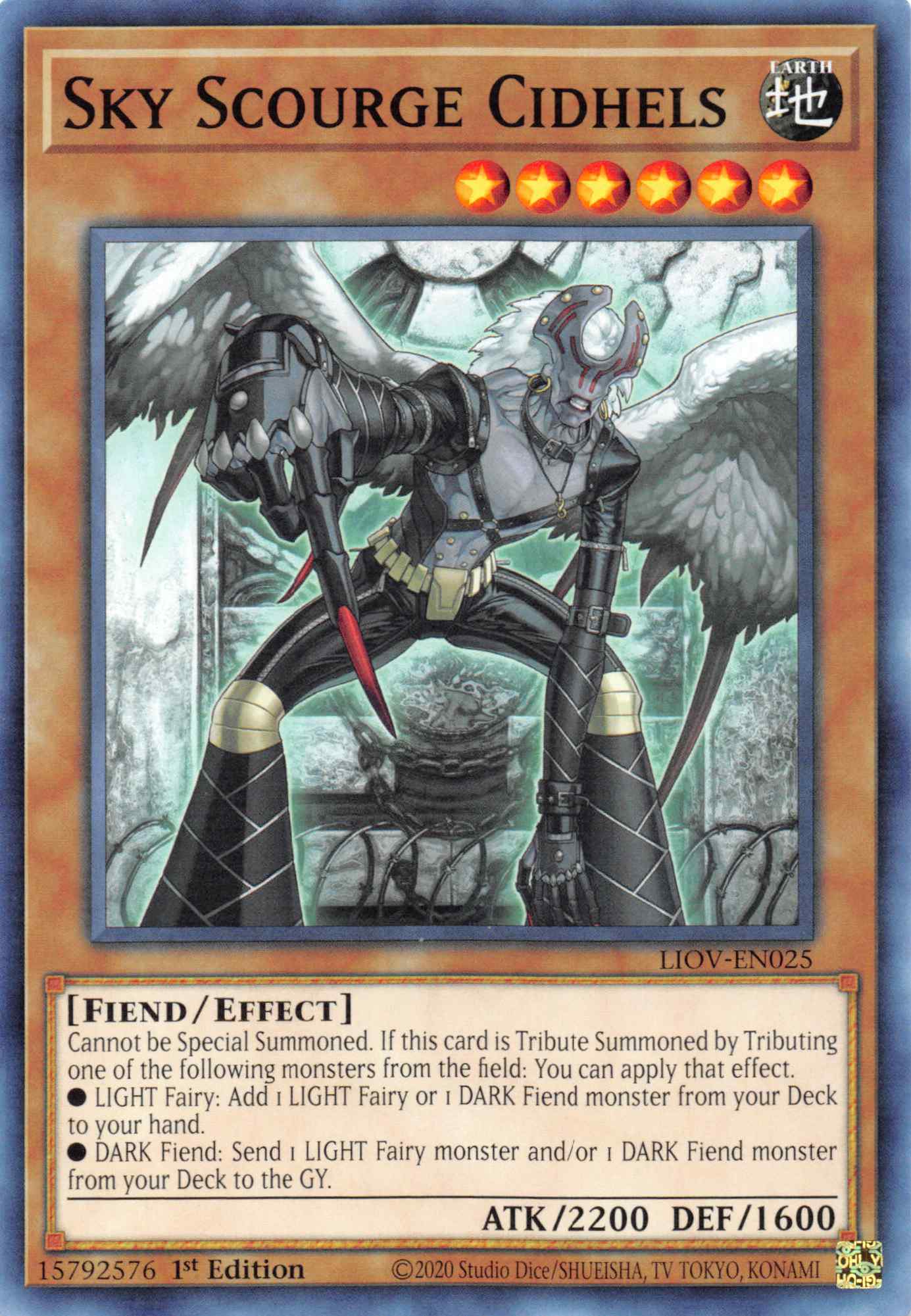 Sky Scourge Cidhels [LIOV-EN025] Common | Mega City Incorporated