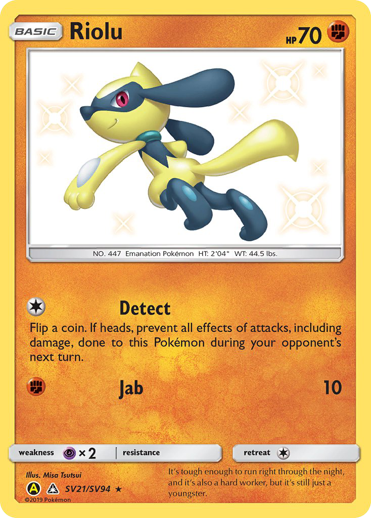 Riolu (SV21/SV94) [Sun & Moon: Hidden Fates - Shiny Vault] | Mega City Incorporated