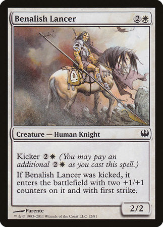 Benalish Lancer [Duel Decks: Knights vs. Dragons] | Mega City Incorporated