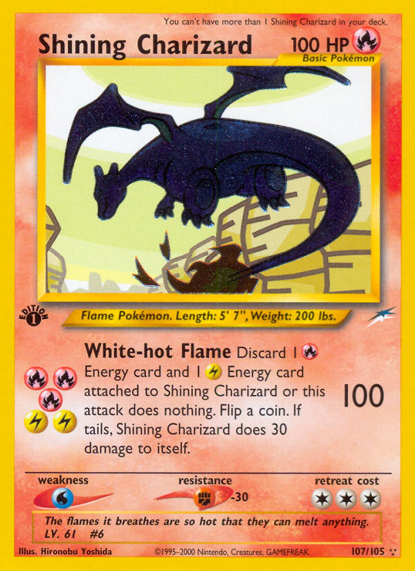 Shining Charizard (107/105) [Neo Destiny 1st Edition] | Mega City Incorporated