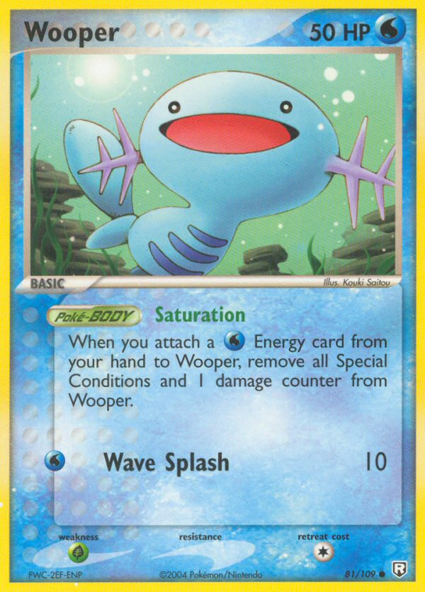 Wooper (81/109) [EX: Team Rocket Returns] | Mega City Incorporated