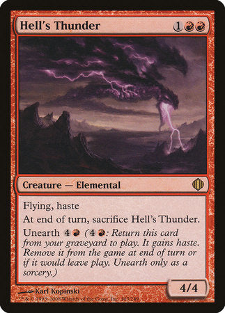 Hell's Thunder [Shards of Alara] | Mega City Incorporated