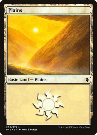 Plains (250) [Battle for Zendikar] | Mega City Incorporated