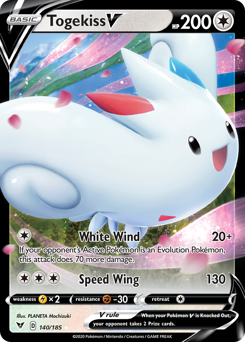 Togekiss V (140/185) [Sword & Shield: Vivid Voltage] | Mega City Incorporated