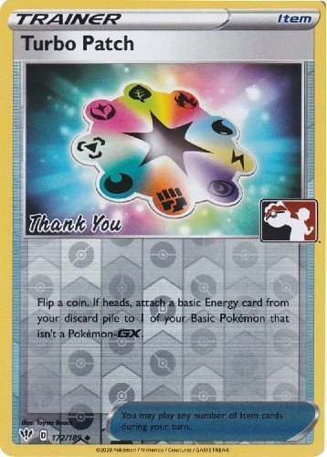 Turbo Patch (172/189) (Pokemon League) [Sword & Shield: Darkness Ablaze] | Mega City Incorporated