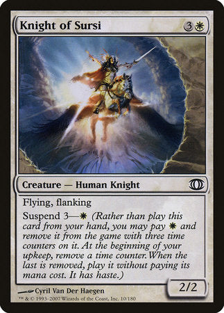 Knight of Sursi [Future Sight] | Mega City Incorporated