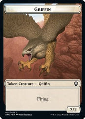 Zombie Knight // Griffin Double-sided Token [Dominaria United Commander Tokens] | Mega City Incorporated