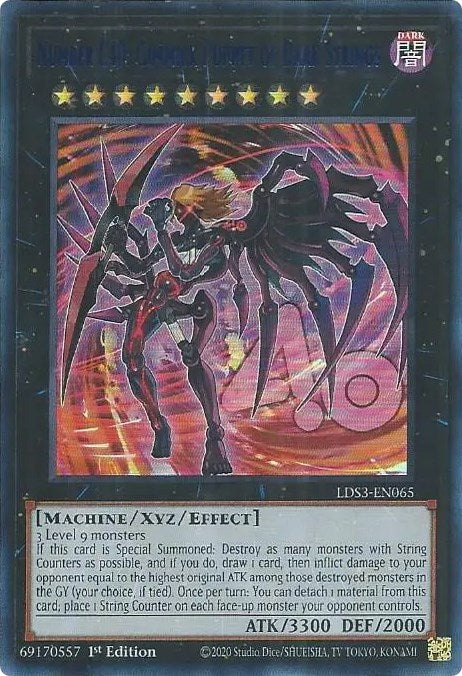 Number C40: Gimmick Puppet of Dark Strings (Blue) [LDS3-EN065] Ultra Rare | Mega City Incorporated