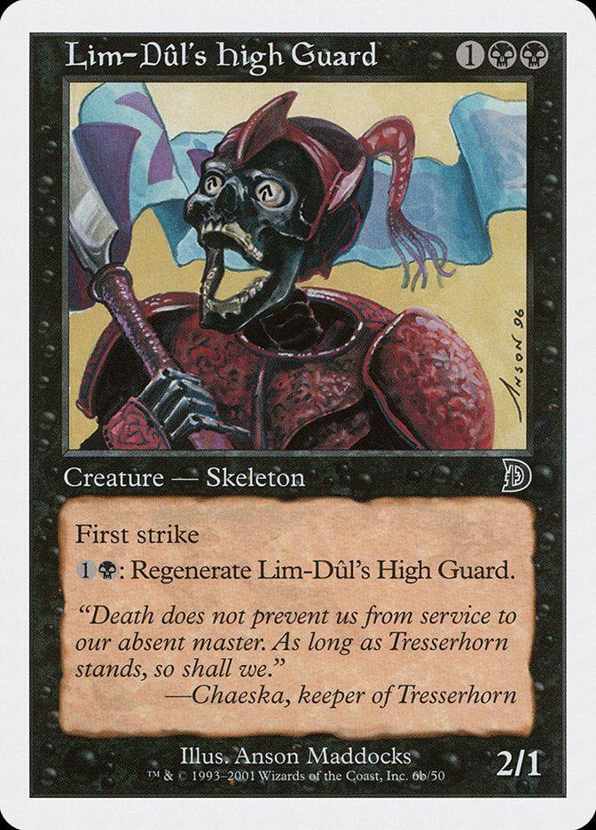 Lim-Dul's High Guard (Holding Flag) [Deckmasters] | Mega City Incorporated