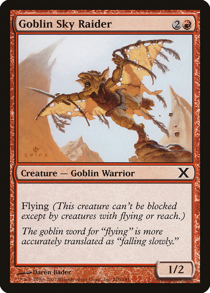Goblin Sky Raider [Tenth Edition] | Mega City Incorporated