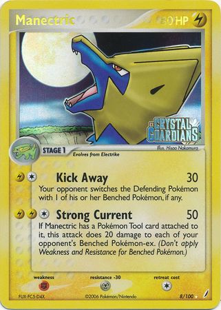 Manectric (8/100) (Stamped) [EX: Crystal Guardians] | Mega City Incorporated