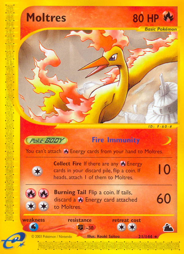 Moltres (21/144) [Skyridge] | Mega City Incorporated