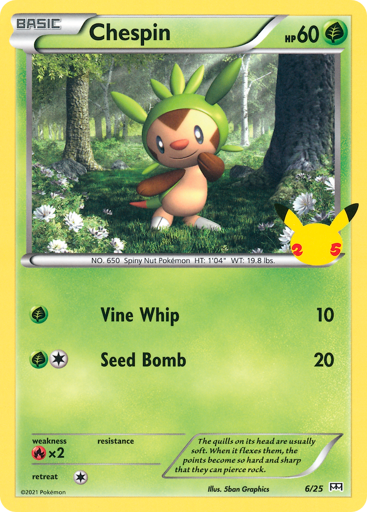 Chespin (6/25) [McDonald's 25th Anniversary] | Mega City Incorporated