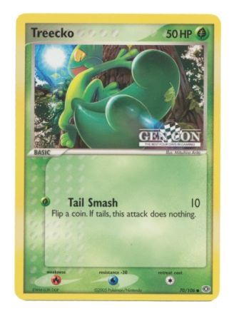 Treecko (70/106) (Gen Con The Best Four Days in Gaming Promo) [EX: Emerald] | Mega City Incorporated