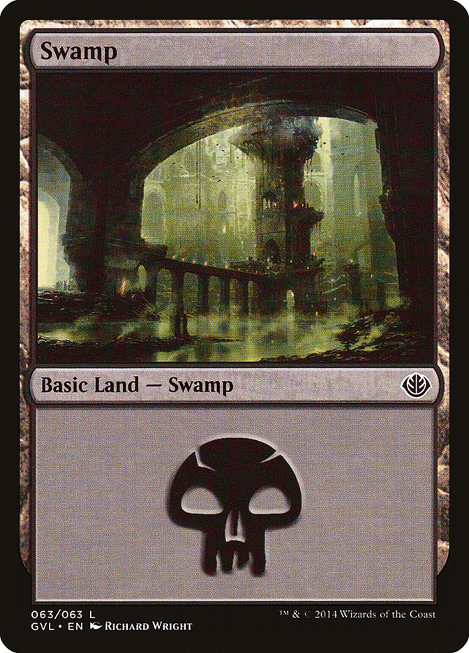 Swamp (63) (Garruk vs. Liliana) [Duel Decks Anthology] | Mega City Incorporated