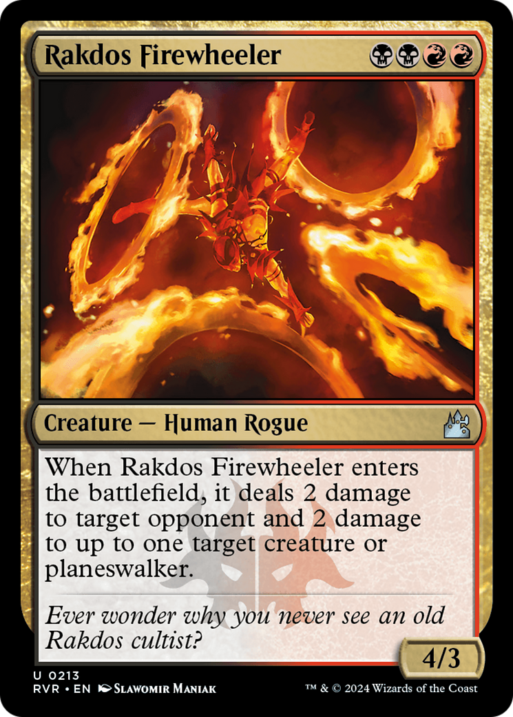 Rakdos Firewheeler [Ravnica Remastered] | Mega City Incorporated