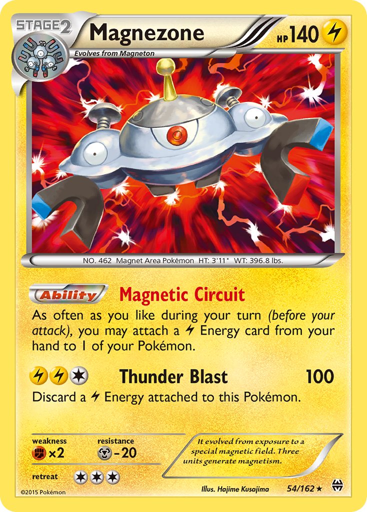 Magnezone (54/162) (Theme Deck Exclusive) [XY: BREAKthrough] | Mega City Incorporated