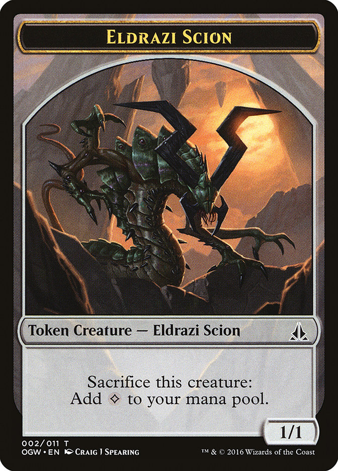 Eldrazi Scion (002/011) [Oath of the Gatewatch Tokens] | Mega City Incorporated