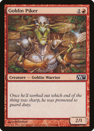 Goblin Piker [Magic 2011] | Mega City Incorporated