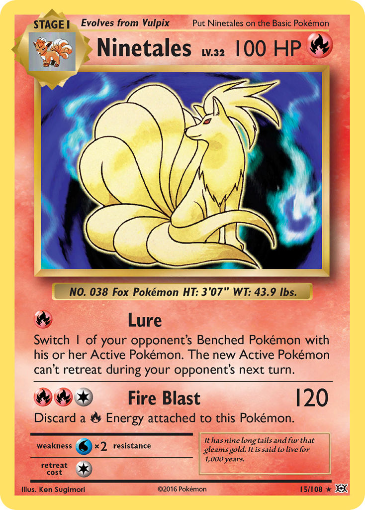 Ninetales (15/108) [XY: Evolutions] | Mega City Incorporated