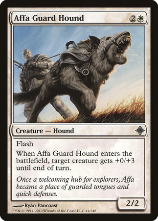 Affa Guard Hound [Rise of the Eldrazi] | Mega City Incorporated